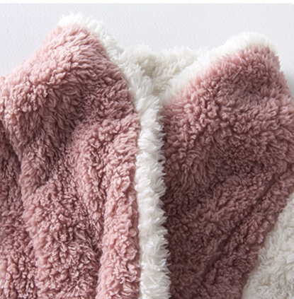 Two Tone Super Plush Fleece Two Piece Zip Up Jacket with Deep Pockets and Elastic Waist Trousers Women's Plush Fleece Tracksuit, Ladies Plush Loungewear, Winter Pajamas, Women's Plush Fleece Tracksuit, Ladies Plush Loungewear, Winter Pajamas