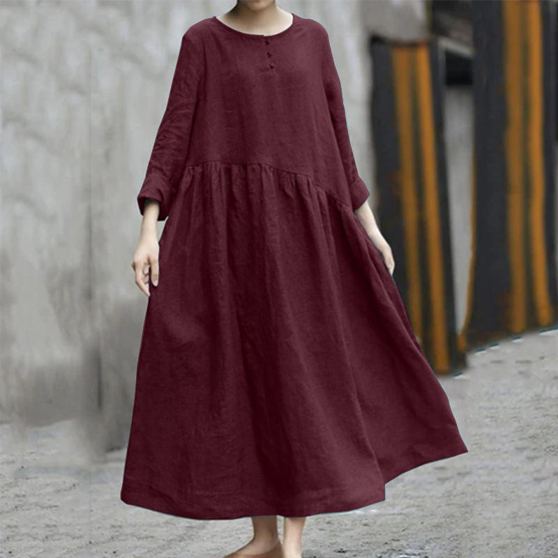 Drop Waist Cotton Dress | Sleepy Bungalow Drop Waist Cotton Dress | Sleepy Bungalow