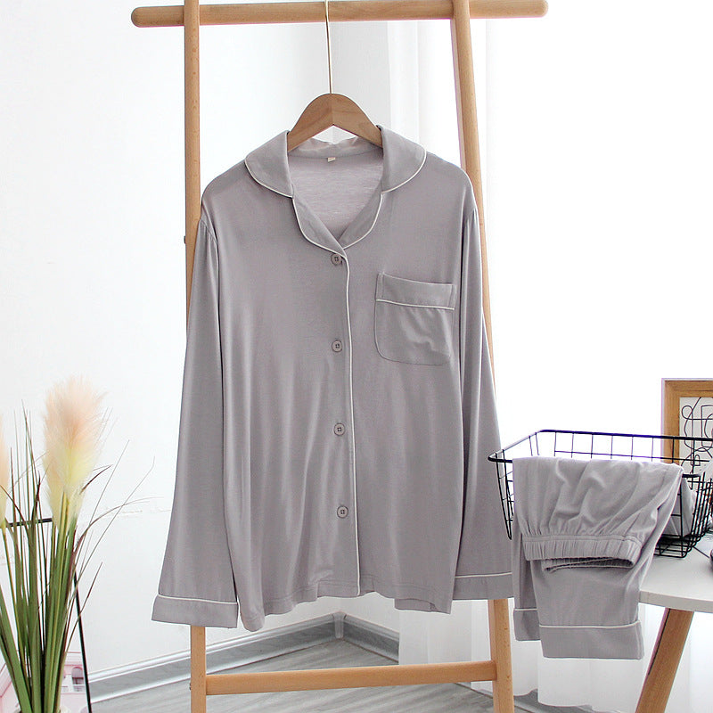 Light Grey Modal Fabric Night Sweats, Hot Flash Cooling Breathable, Soft, Comfortable 2 piece Pajama Set, Women's Pajamas, Ladies Pajamas, Sleepwear